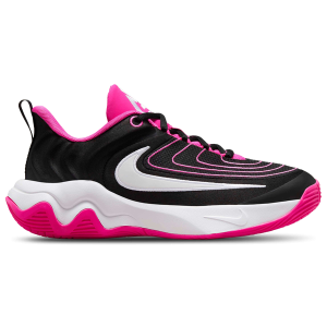 Nike Giannis Immortality 4 - Boys' Grade School - White/Black/Laser Fuchsia