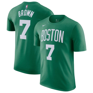Nike Celtics Name & Number T-Shirt - Men's - White/Kelly Green