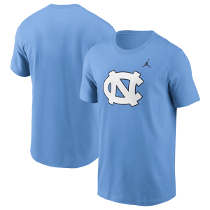 Jordan North Carolina Primetime Evergreen Logo T-Shirt - Men's - Light Blue