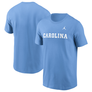 Jordan North Carolina Primetime Evergreen Wordmark... - Men's - Light Blue
