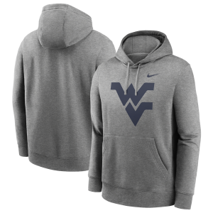 Nike West Virginia Primetime Evergreen Club... - Men's - Heather Gray